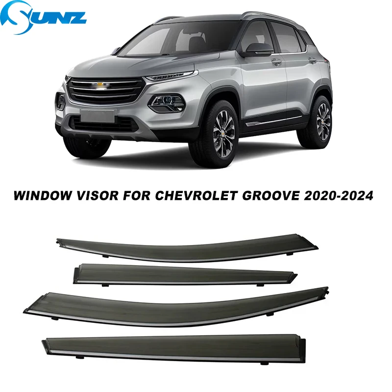 Side Window Deflector For Chevrolet Groove Weathershields Door Visor Wind Sun Rain Snow Wind Guards