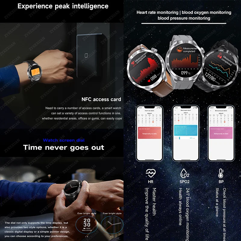 2026 New G4 PLUS GPS Sports Compass SmartWatch Men 1.85" AMOLED HD Screen NFC IP68 Waterproof Bluetooth Call Smartbracelet Woman 4