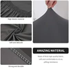 3 Seat Stretch Sectional Recliner Sofa Slipcover With Elastic Bottom Soft Washable Furniture Pet Protector Couch Cover 5