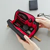 trousse maquillage pour femmes, 1 pièce, solide, sac de maquillage à nœud papillon