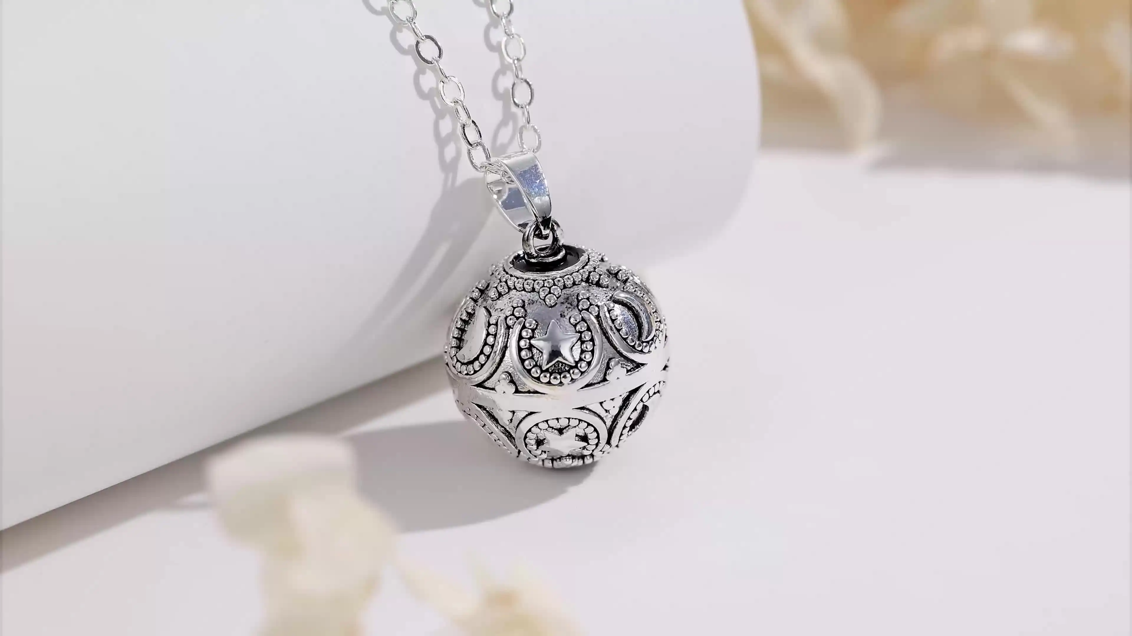 EUDORA Harmony Ball S925 Sterling Zilver Dier Mama en Kind