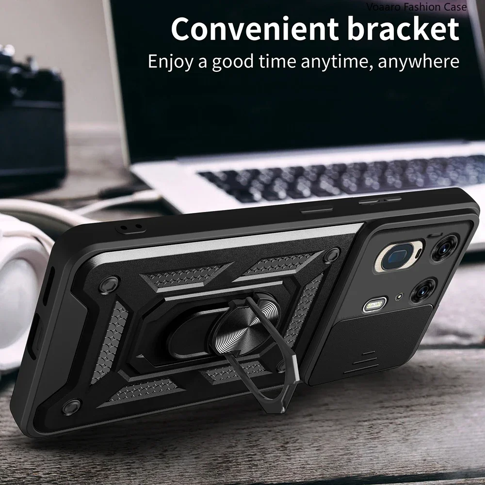 Rugged Ring Stand Armor Case with Enhanced Protection