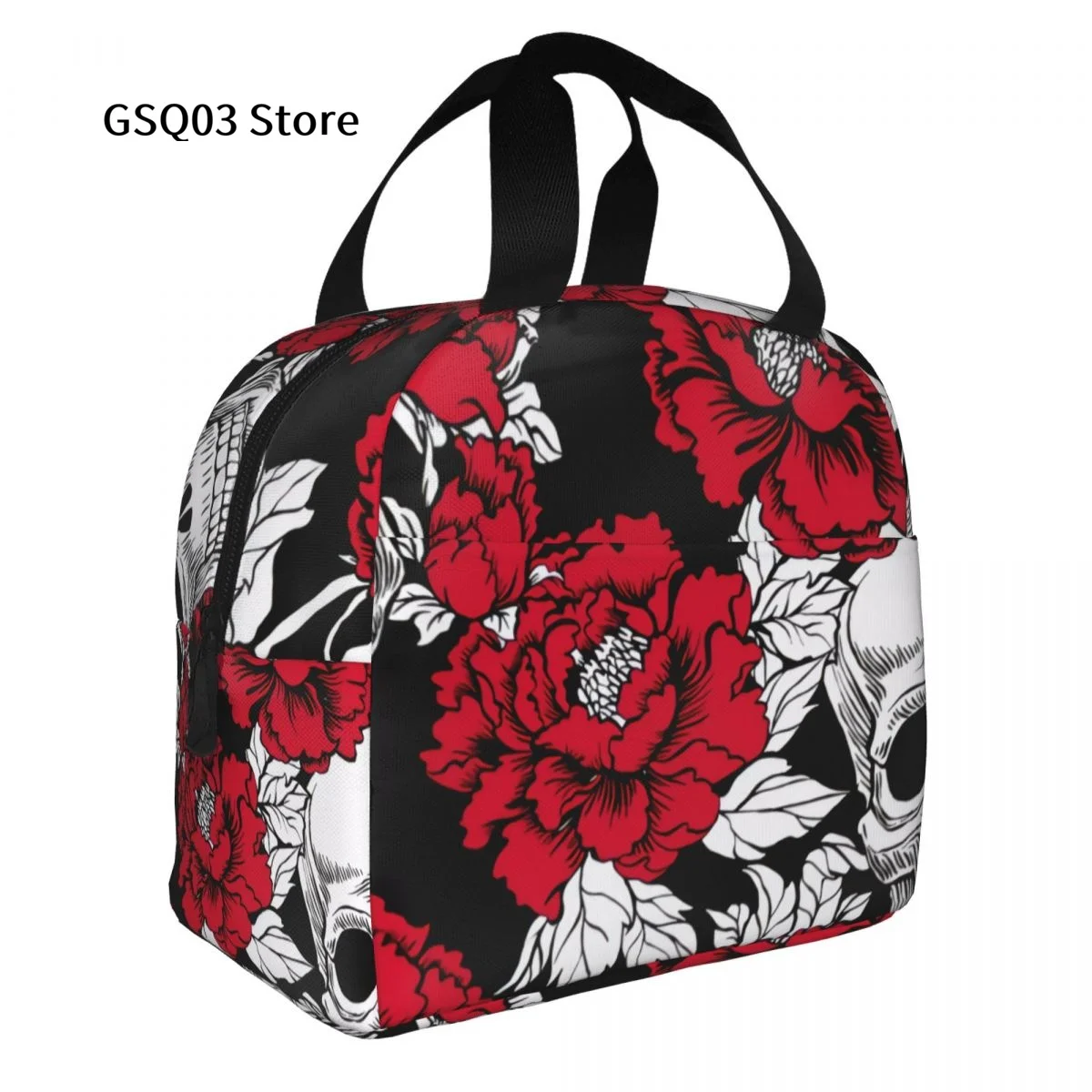 Рисунок 2 - Многоразовый Ланч-бокс с черепом и цветами