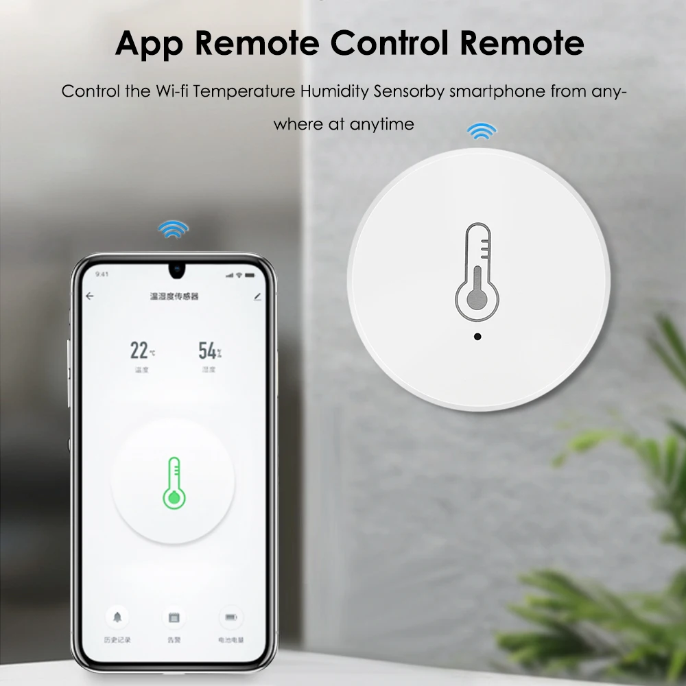 Tuya ZigBee 3.0 Temperature And Humidity Sensor Remote Monitor By Smart Life APP Battery Powered Work With ALexa Google Home