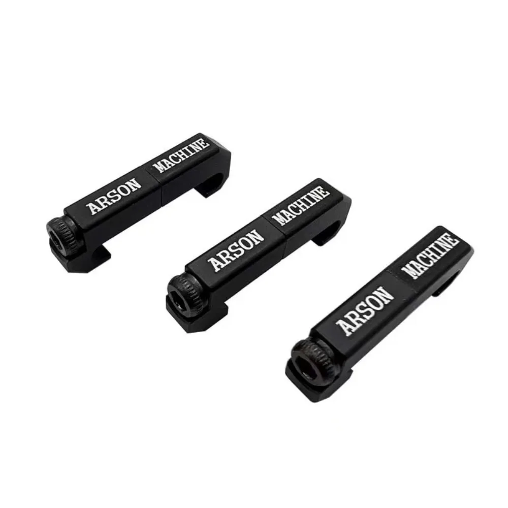 Tactical Light Pressure Switch Picatinny Cable Guides Aluminum For Flashlight & Laser Tape Switch Cable Clips (Black)