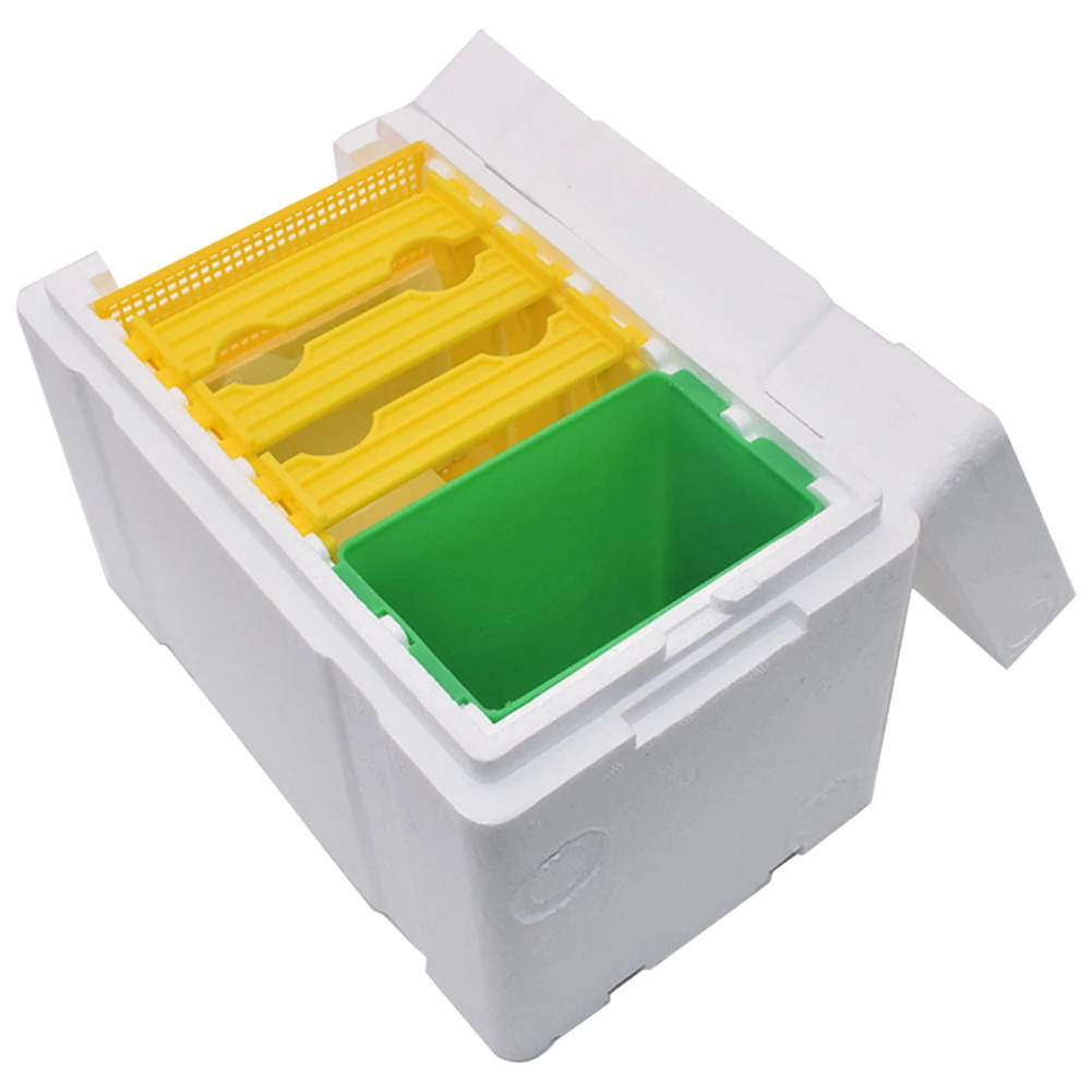 Foam Bee Box Versatile Queen Bee Breeding Box Bee Pollination Box Queen Bee Rearing Beehive for Bee Mating Rearing