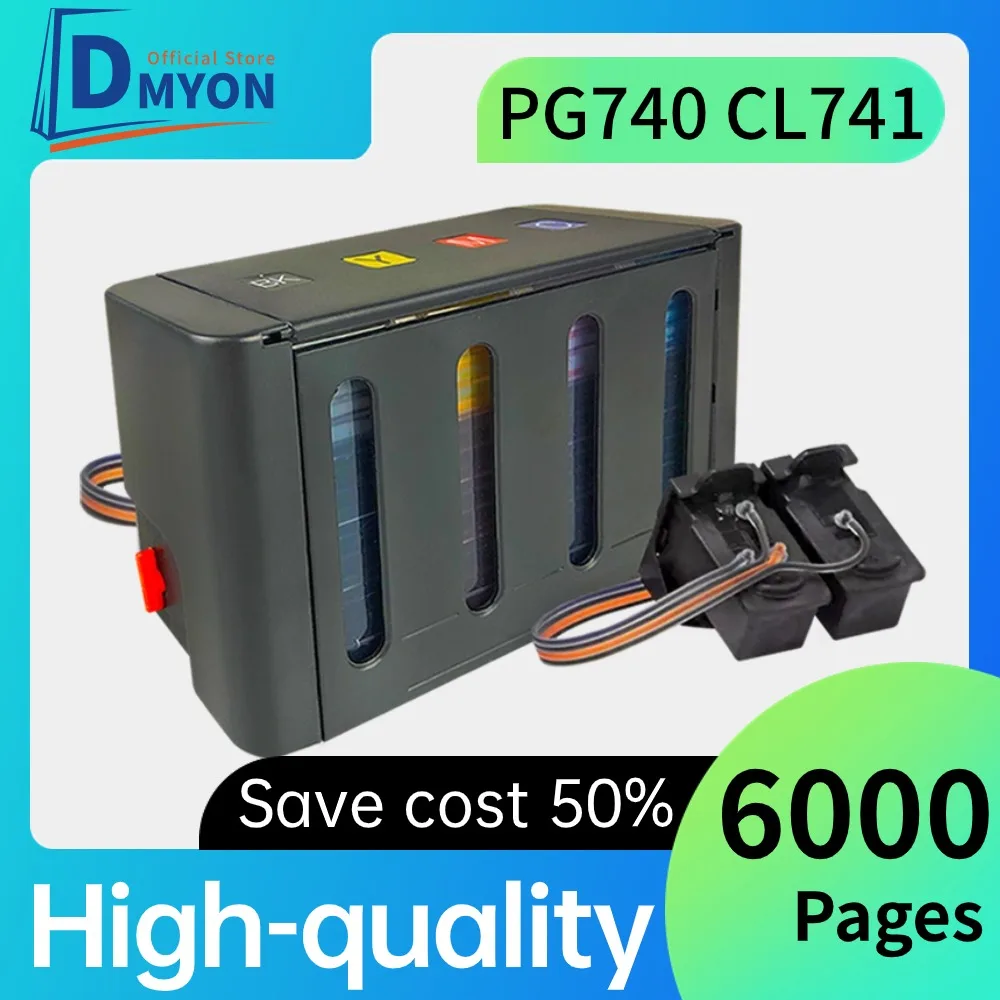 

Совместимый комплект чернильных баков PG740 CL741 ciss для принтера Canon Pixma MX517 MX437 MX377 MG227 MG3170 2170 MG4170
