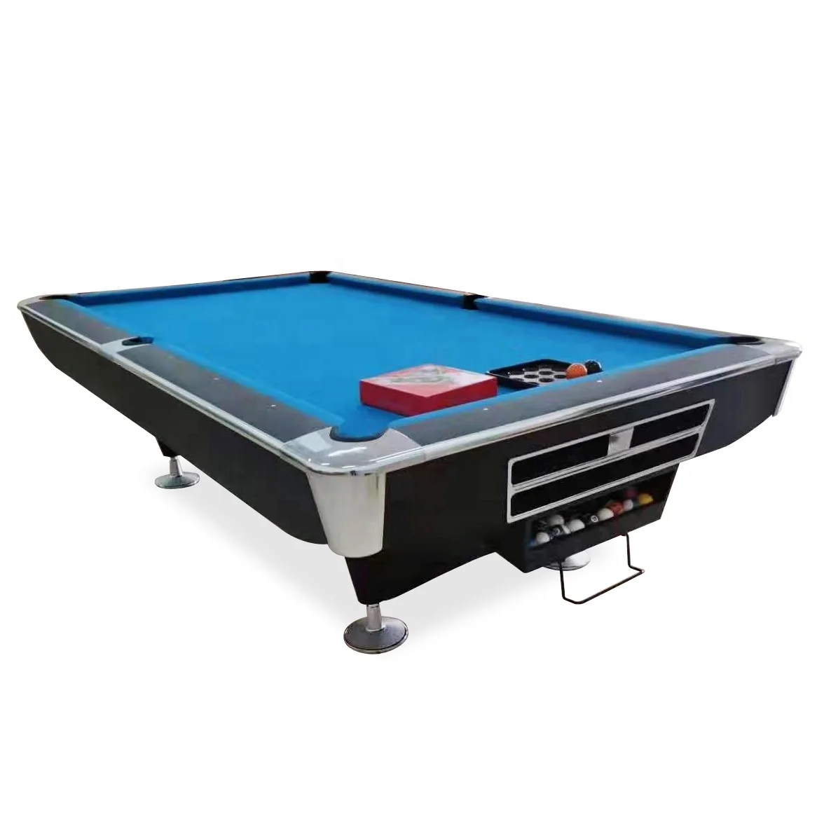 High-end Modern Style 8FT 9FT Slate Solid Wood Frame 9 Ball Pool Table For Sale