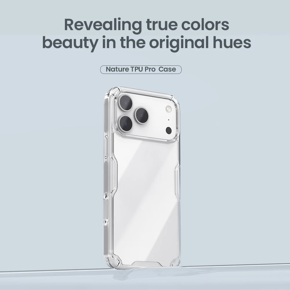 Nillkin for iPhone 17 Pro Max 17 Air 16 Pro Max iPhone 16 Pro 16 Plus soft cover made of polyurethane and air cushion back cover shock resistant