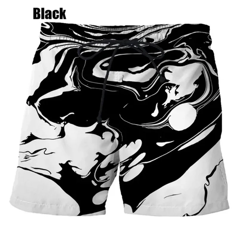 Nuova Estate Vendita Calda Blu Vertigo E Vertigo Colorato Stampa 3D Sexy Pantaloncini Da Spiaggia Estivi Casual Da Uomo Cool Ice Shorts