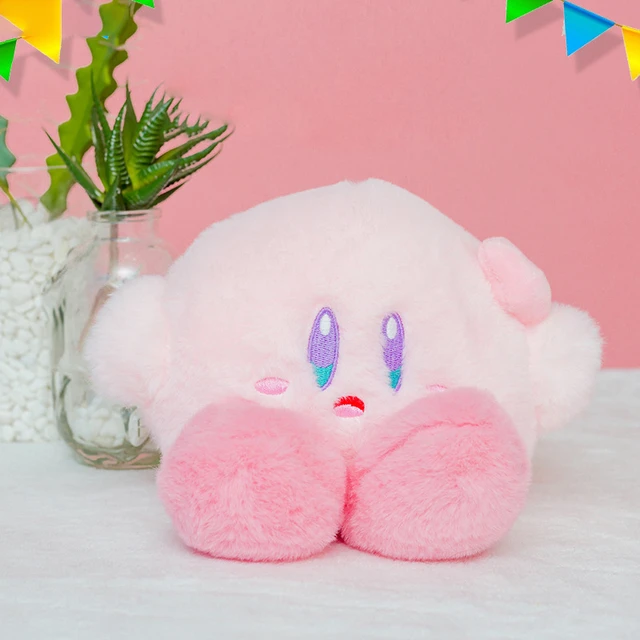 15Cm Sanrio Kirby Plush Doll Kawaii Cartoon Stars Kirby Soft Stuffed Girl Toy Pillows Ornaments Room Decoration  Gifts