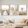 Beige Landscape Art Prints 4
