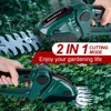 New 2 IN 1 Handheld Electric Hedge Trimmer Garden Tool 24V Cordless Rechargeable Household Shrub Weeding Pruning Lawn Mower 3