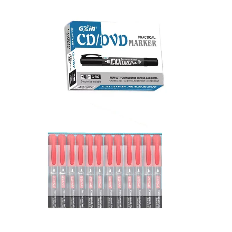 Colored Permanent Marker 12PCS Dual Tip Waterproof Practical For Industry School And Home permanent marker pen permanent marker markers pen permanent markers marker pens art marker pen art markers