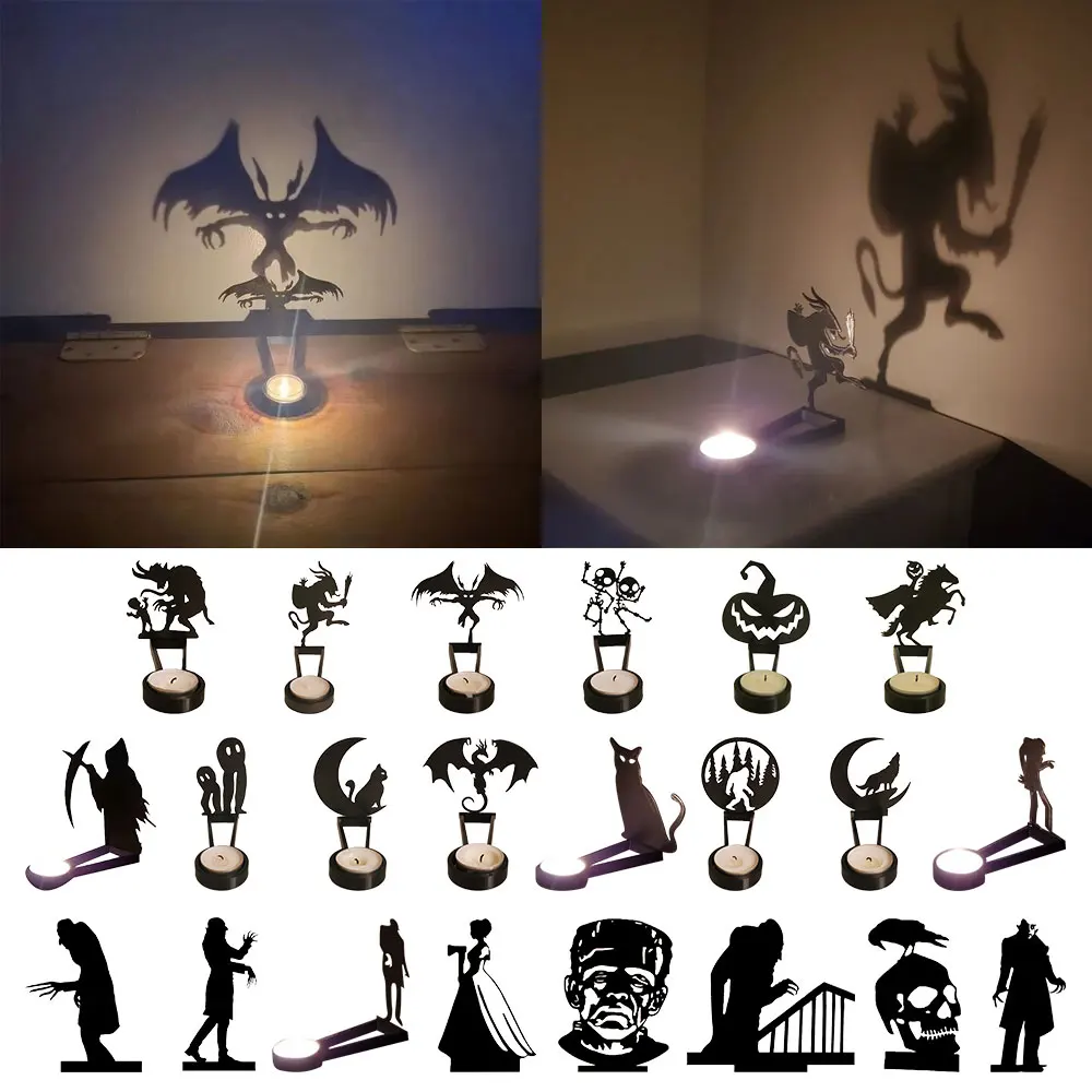 Candle Holders Nosferatu Candle Holder Halloween Horror Candle Holder Metal Decoration