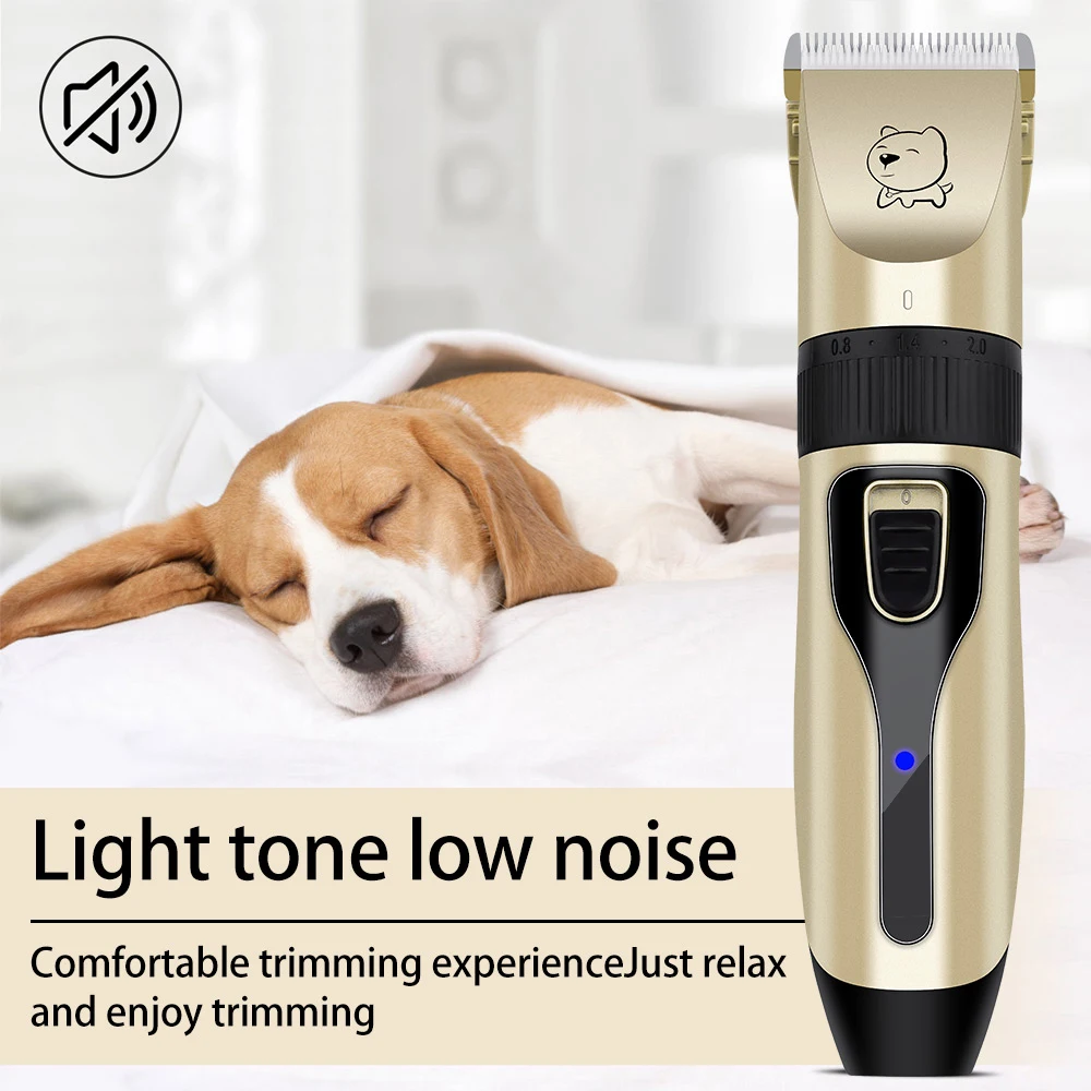 Hair Clipper Hair Trimmer Pet Shaving Trimmer Cat&Dog Hair Trimmer Shaver USB Charging Professional Pet Grooming Set Electric Clipper
