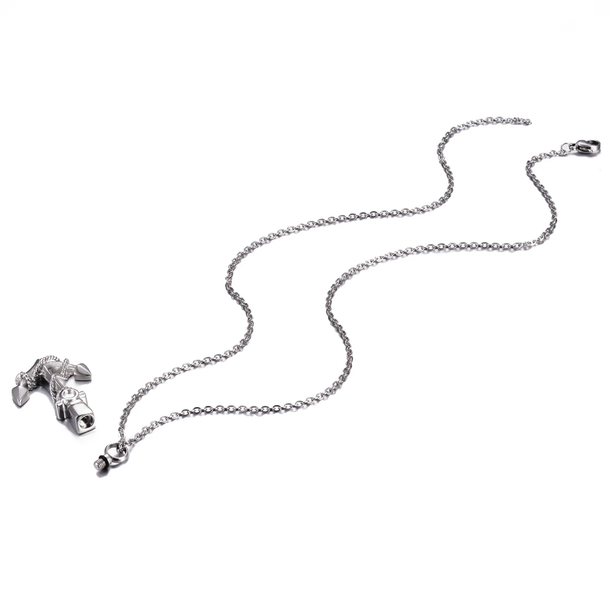 Navigation Keepsake Jewelry Stainless Steel Anchor Cremation Urn Pendant Necklace For Ashes Navy Friendship Gift 5