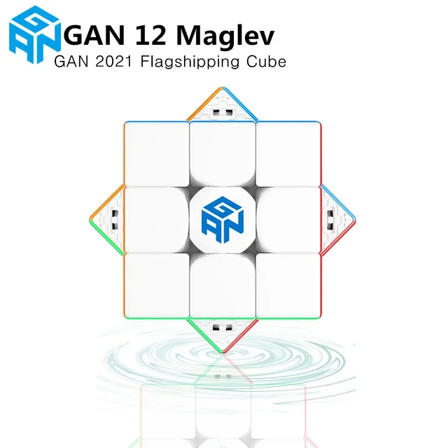 GAN 12 Maglev UV Magnetic Magic Cube 3x3x3 Magnetic Magic Cube Stickerless Gan12 Maglev Leap Magnets Puzzle Speed Cubes GAN12M 1