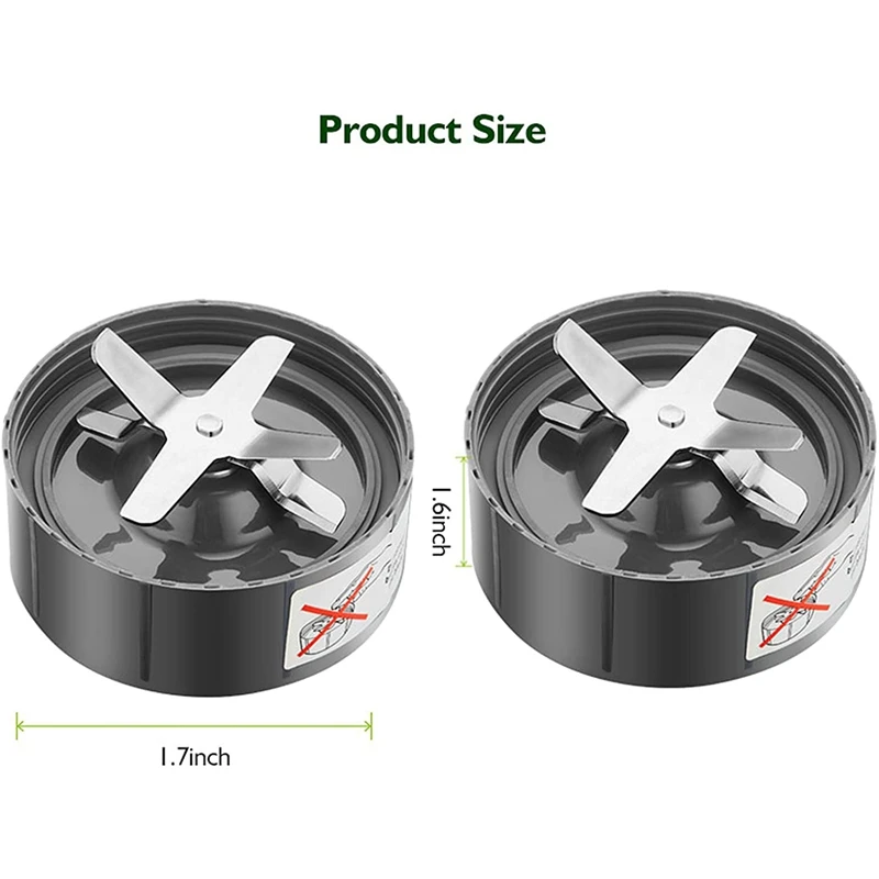 Blender Blade Cross Replacement Parts for Nutribullet Blender 600W/900W Extractor