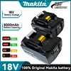 100% Genuine 18V Makita 6Ah Battery BL1840 BL1830B BL1850B BL1850 BL1860 BL1815 Replacement Lithium Battery