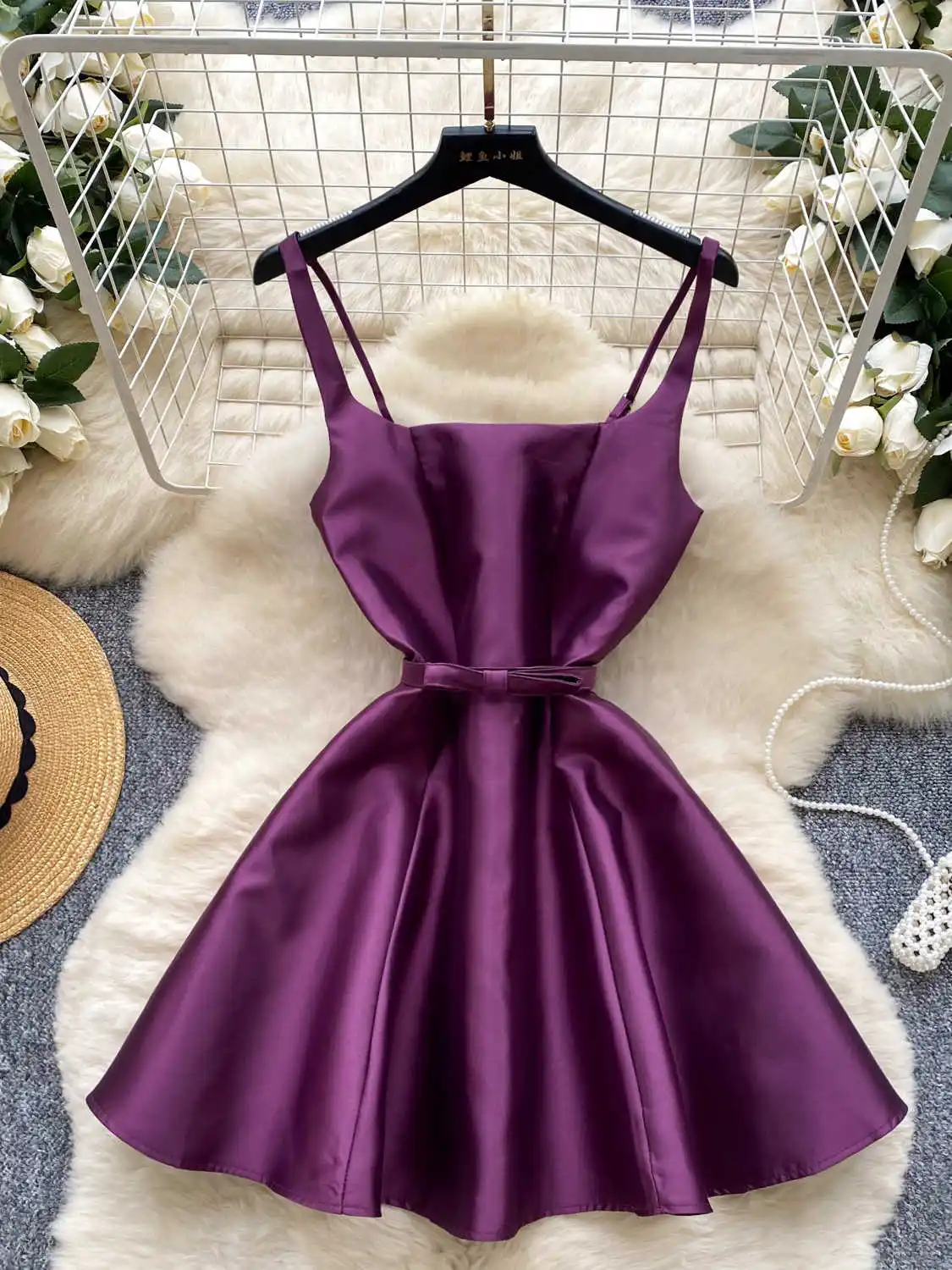 green emerald velvet dress V-neck Spaghetti Straps Short Mini Sequin Dress