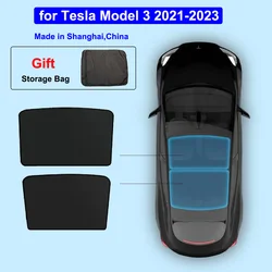 Enhanced Ice Cloth Sun Shade with Buckle for Front and Rear Sunroof Skylight (M3 balck CN 2021 - 23)