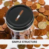 15Pcs Tinplate Covers Mason Jar Coin Bank Canning Lids Money Jar Caps Wide Mouth Jar Lids Regular Mouth Jars Home Decor Money 5