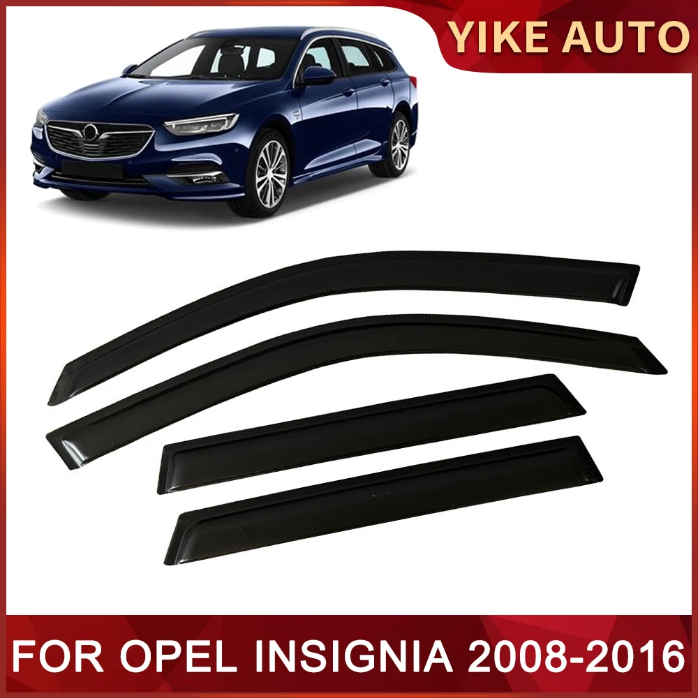 

Оконный козырек для OPEL INSIGNIA 2008-2016, дверной козырек с защитой от ветра, солнца, дождя, боковые окна, ветрозащитные дефлекторы для авто