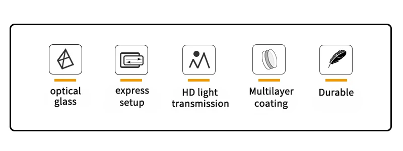 optical express HD light Multilayer Durable glass setup transmission