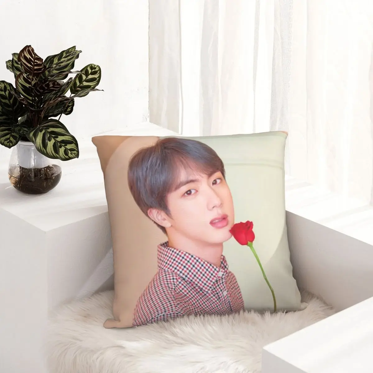 Чехол Jin для подушки Kpop Bts Bangtan Boys Dakimakura наволочка декоративные детской спальни |