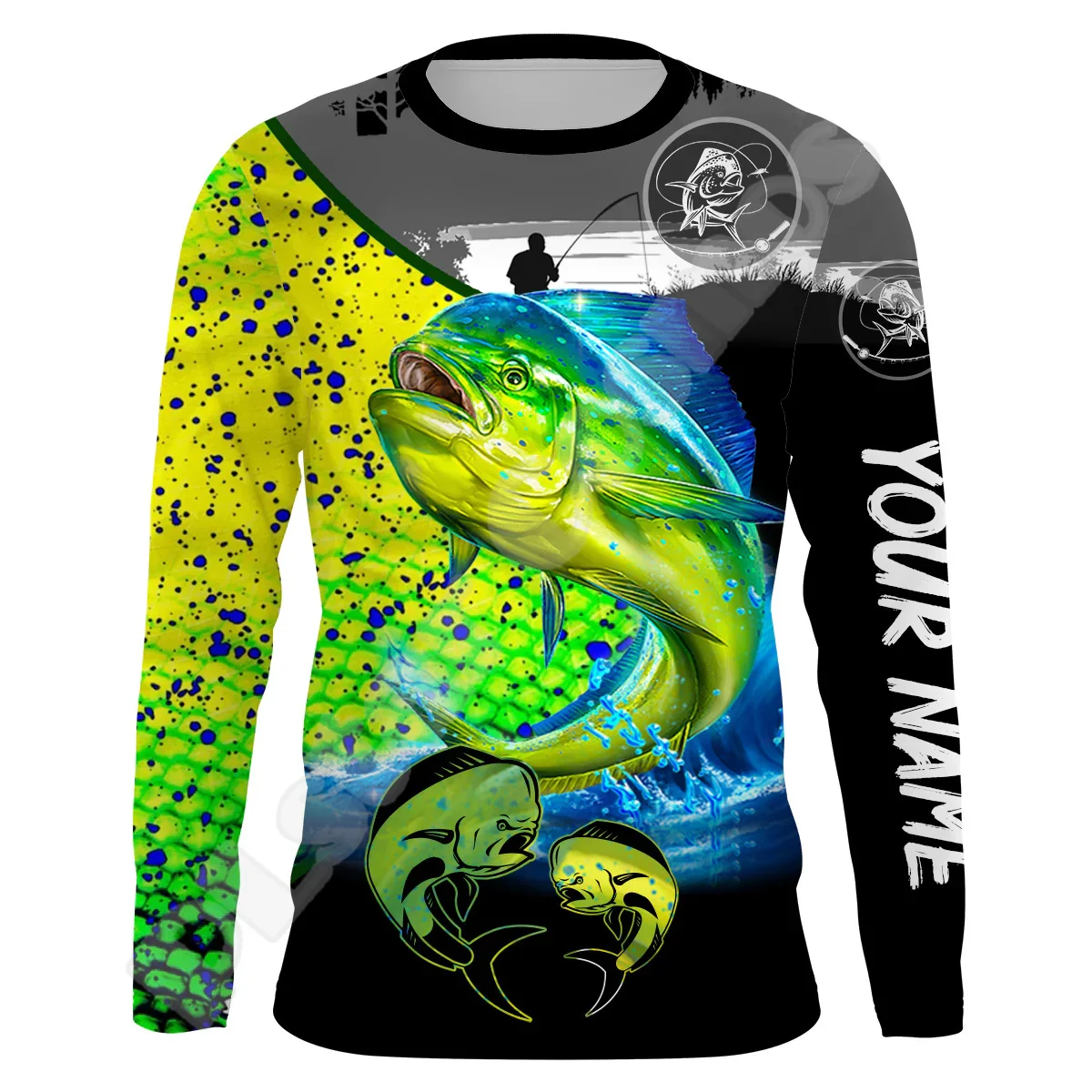 NewFashion Custom Name Tuan Fishing Mahi Fisher Tattoo Retro Tracksuit Harajuku 3DPrint Streetwear Casual Funny Jacket Hoodies H