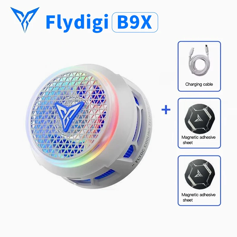 Flydigi B9X 핸드폰 쿨러 주파수 변환 슈퍼 방열 자기 라디에이터 아이폰..