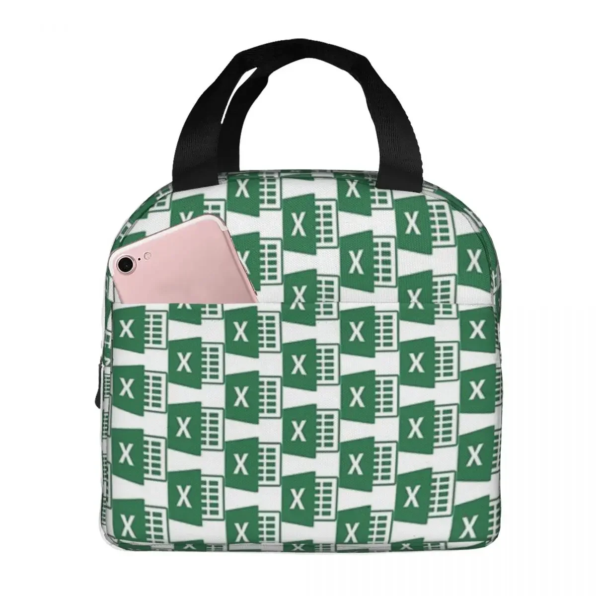 

Excel Insulated Lunch Bags Waterproof Picnic Bags Thermal Cooler Lunch Box Lunch Tote for Woman Work Kids School