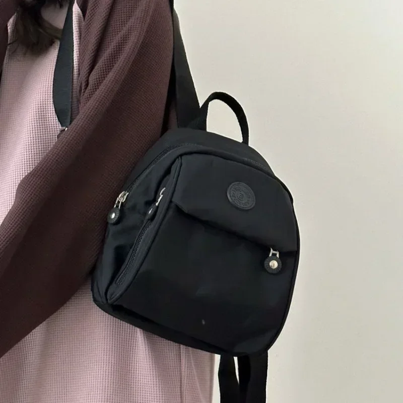 Women's Bag 2025 High Quality Canvas Backpack Fashion Versatile Women's Shoulderbag Solid Color Large Capacity Bag 가방 3
