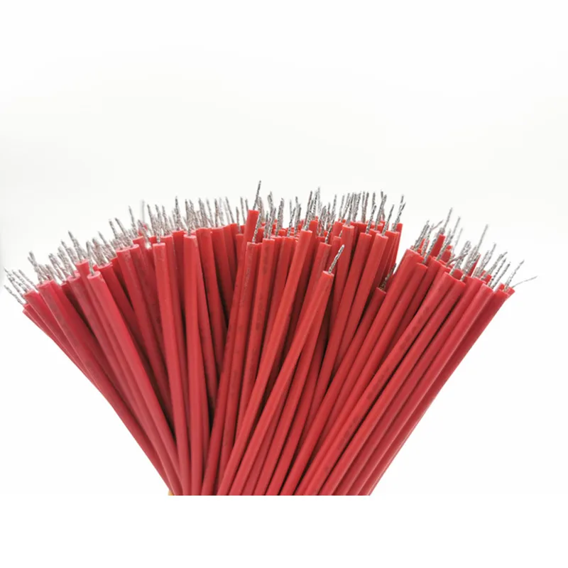 전자 와이어, 화이트 블랙 레드 블루 라이트 스트립 연결 와이어, 22AWG/0.3 스퀘어, 12cm, 50 개, 100 개, 200 개