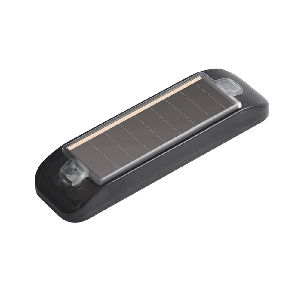 Solar-Powered Car Alarm With Flashing LED Light And Fake Anti-Theft Signal Automobiles Light Accessories