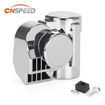 Universal Air Horn with Compressor 12V 150Db Snail Electric Car Horn Harness for Any 12V Vehicles Trucks Motorcycle Waterproof 1