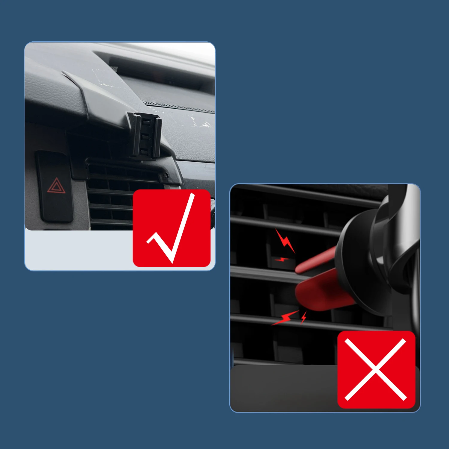 Car Phone Holder For Toyota Tundra 2007-2013 Car Air Vent Clip Mount Mobile Phone Holder Cellphone Stand Support