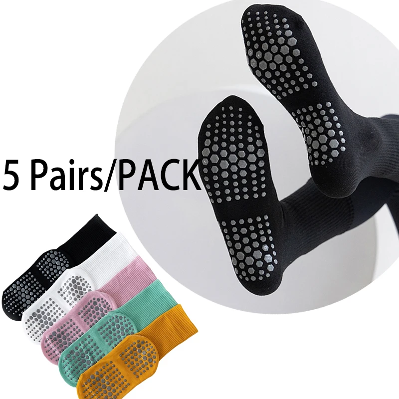 2 Paires De Chaussettes De Yoga Et Pilates En Mélange De Coton | France