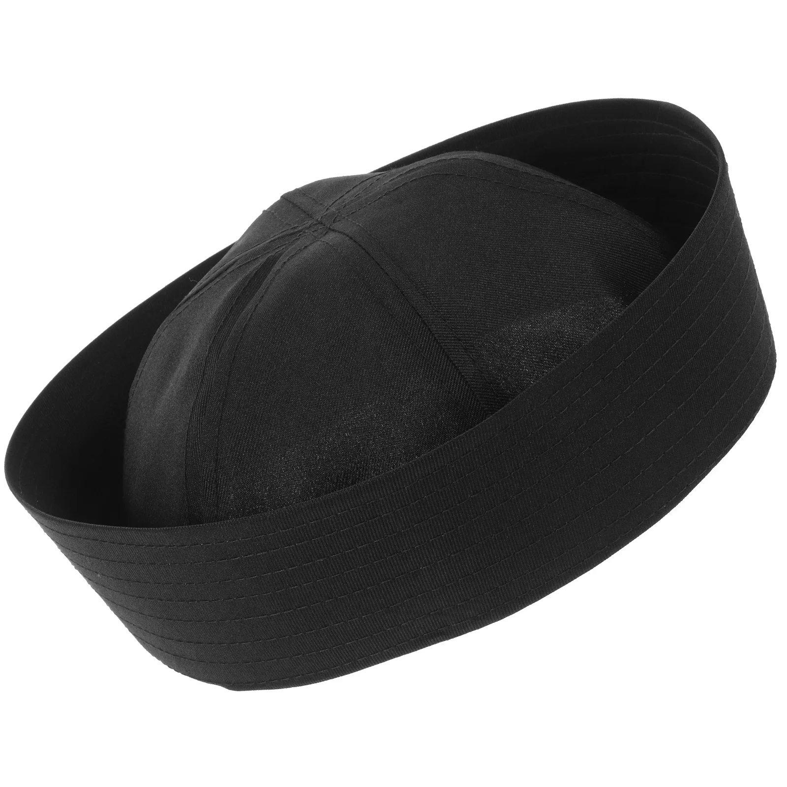 Black Cap Stage Performance Sailor Navy Hat Party Dress Captain (black) Women Decoration Cosplay Boy Adult Boating Prop Women's