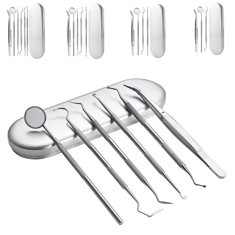 Tandheelkundige Spiegel Sikkel Tandsteen Scaler Tanden Pick Spatel Tandheelkundig Laboratorium Apparatuur Tandarts Gift Mondverzorging Tandreiniging_voghion.com