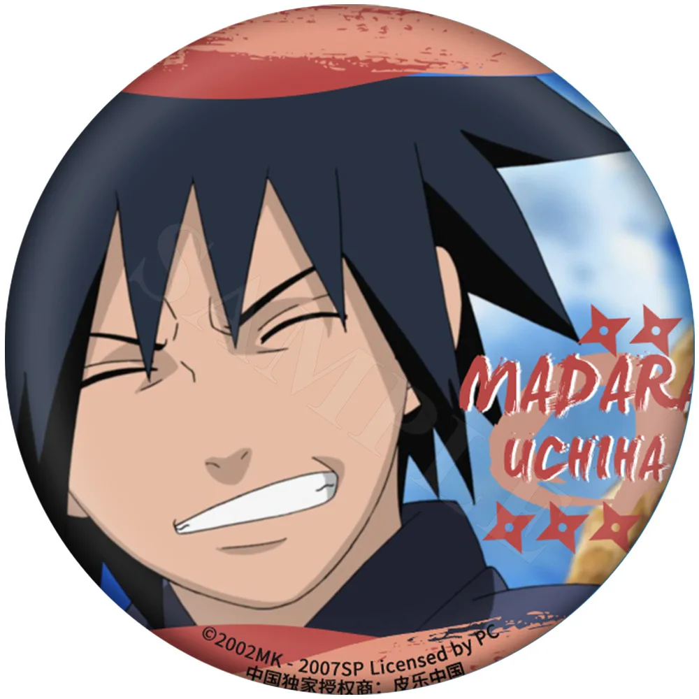 Officially Licensed Naruto Character Cosplay Badge Collection