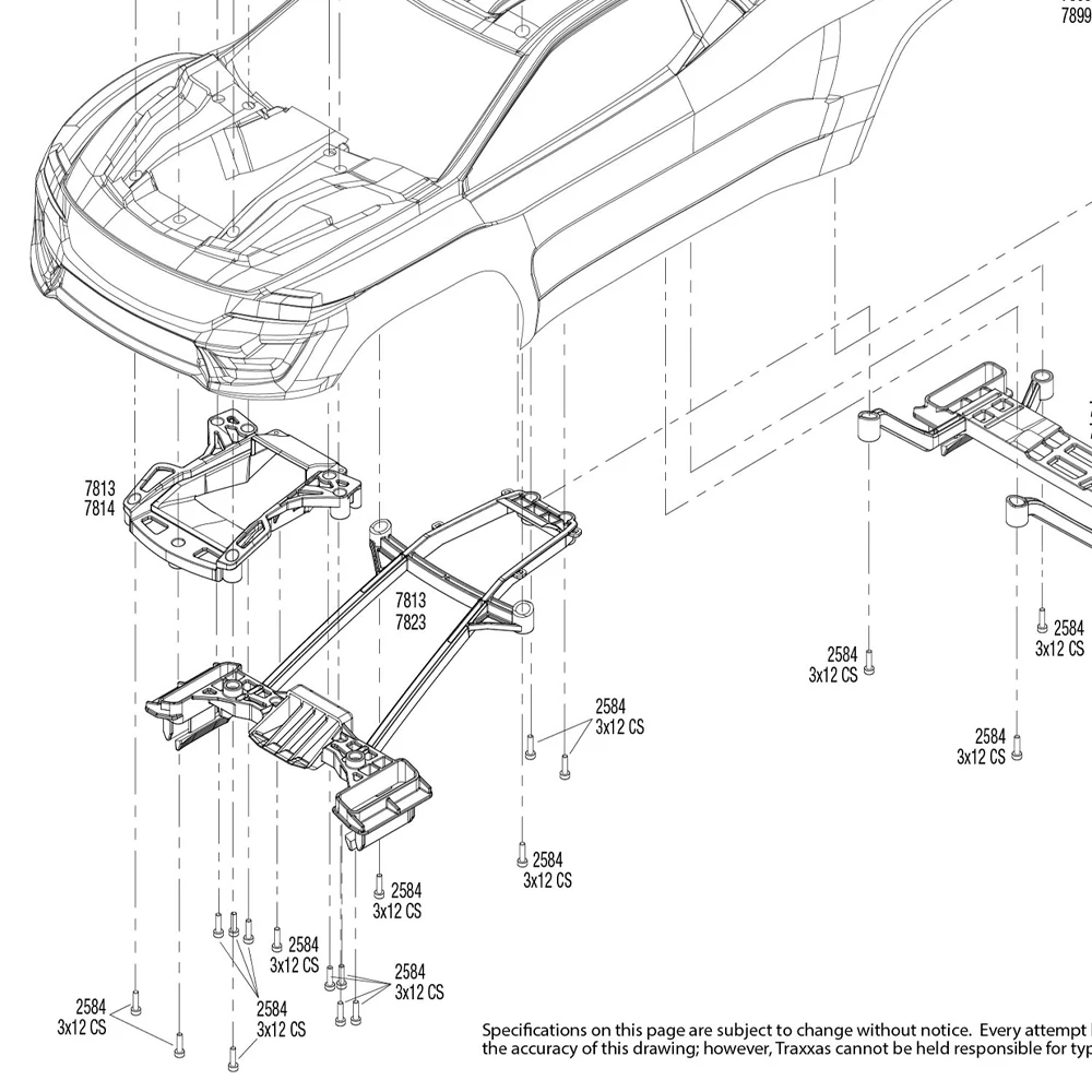 ̲  귡Ŷ Ű е ĵ  Ʈ 7814, ڵ , TRAXXAS 1/6 XRT  ǰ, 7812 ٵ 