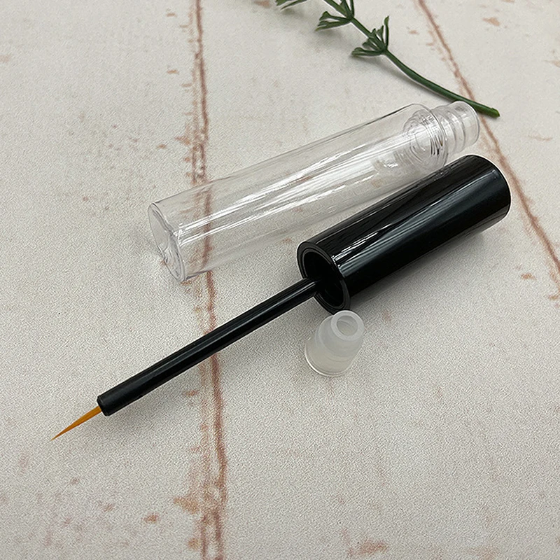 【AD】1pcs 빈 마스카라 튜브 DIY 리필 가능 투명 휴대용 플라스틱 속눈썹 마스카라 화장품 병 속눈썹 성장 오일 5ml