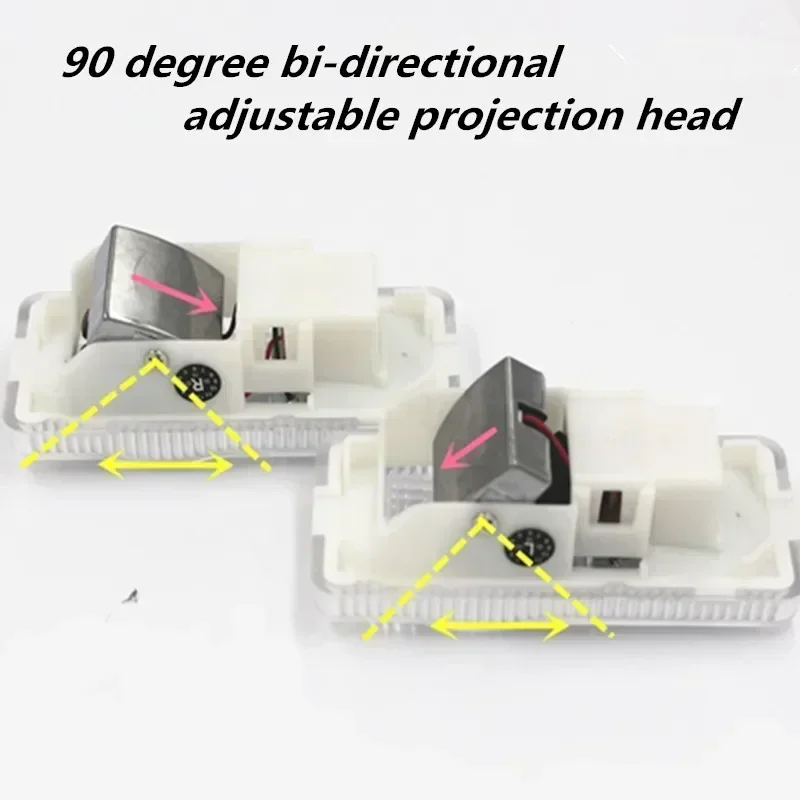 Car Led Door Logo Light Laser Decoration Shadow Projector Light Per Citroen Xsara Dispatch Saxo Picasso C4 C4L C3 C5 X7 C6 C8 Ds