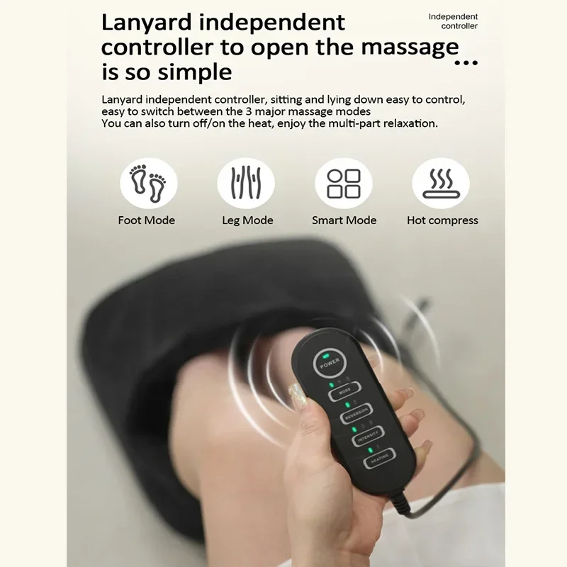 2-in-1 Shiatsu Foot and Back Massager with Heat Pad Kneading Feet Machine , Cushion or Foot Warmer,for Relief ,Removable clean - Image 2