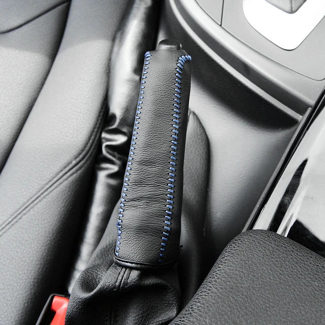 Auto Leder Zahnrad Handbremse Abdeckung für Volkswagen VW Golf 4 5
