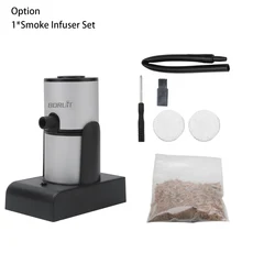 BORUiT Portable Smoke Infuser for Culinary Creations and BBQ Grilling (SK305)