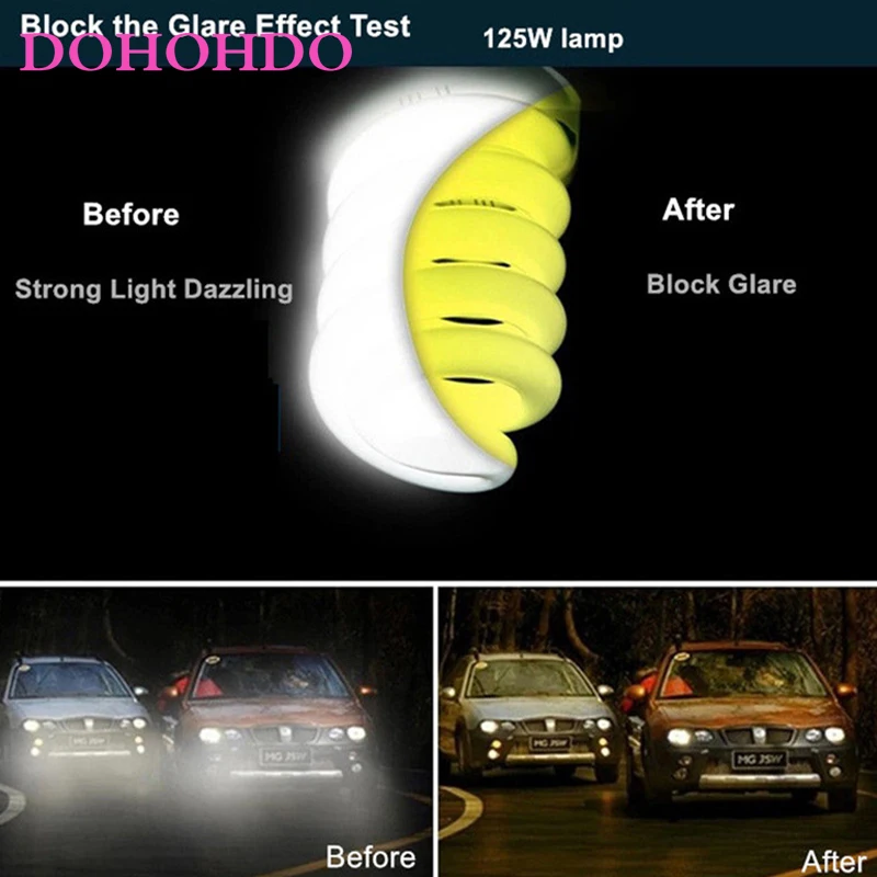 DOHOHDO Night Vision Glasses Night Vision Sunglasses Driving Sunglasses For Headlight Polarized Driving Yellow Lens Protection Night Eyewear for Driver UV400