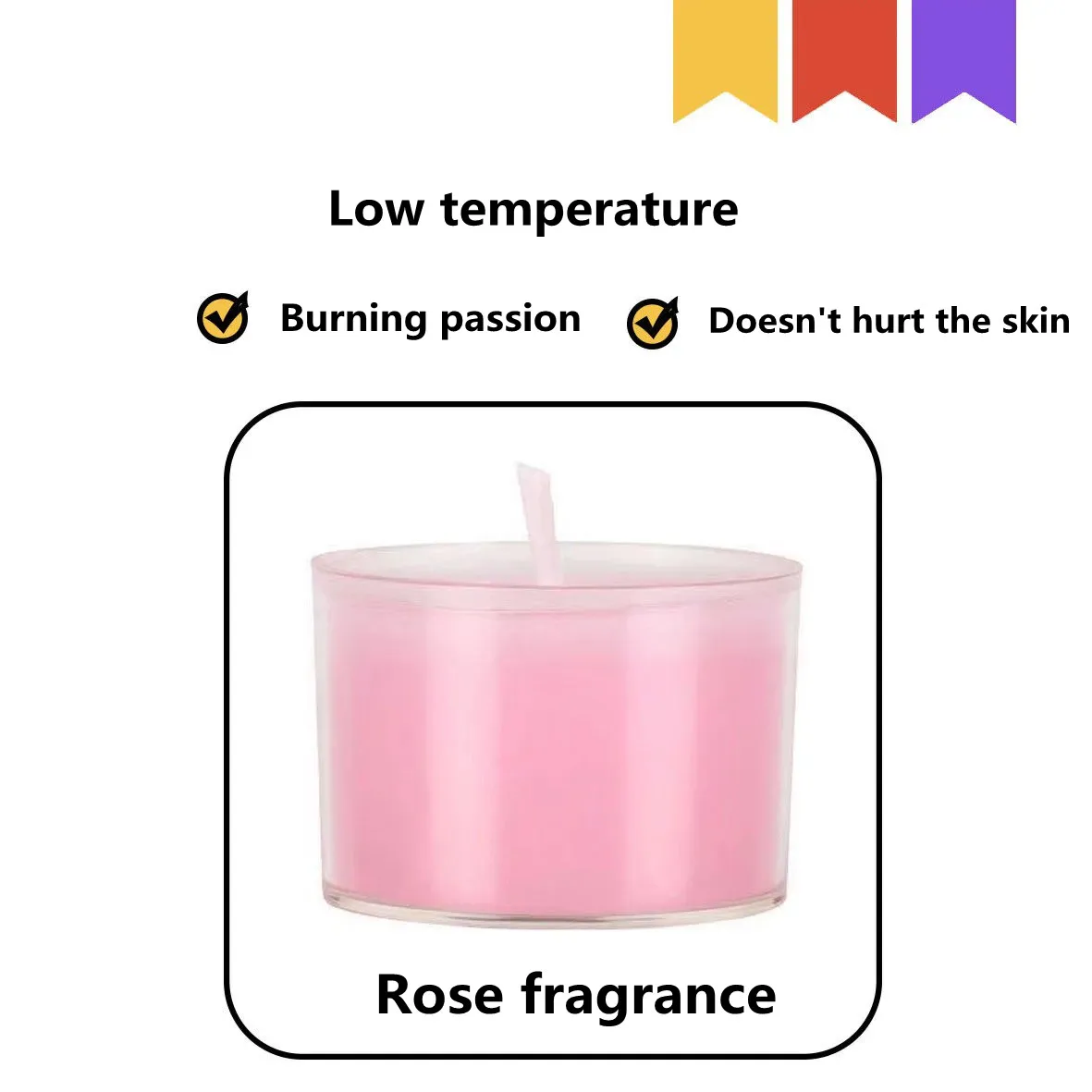 Low Temperature Massage Candles for Sex Bed Flirting Teasing Sexy Adult Toys for Couples Flirtatious Supplies Adults Games